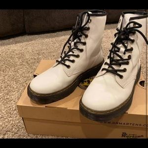 White AirWair Dr. Martens